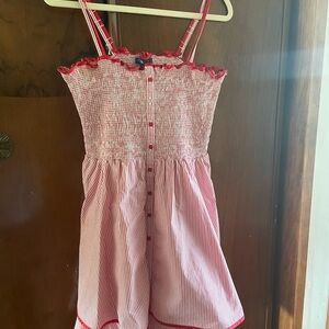 Red pinstriped Tommy Hilfiger dress size 12